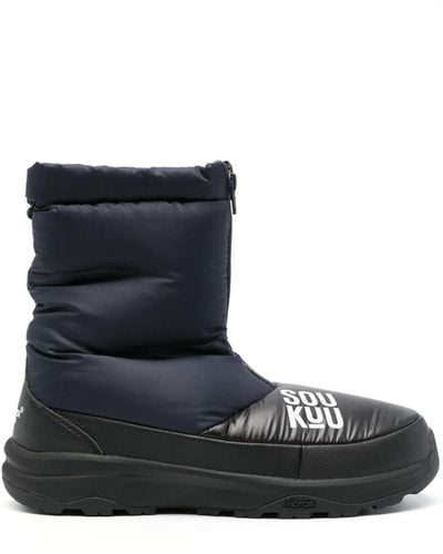 The North Face X Undercover Logo-print Padded Boots - Black
