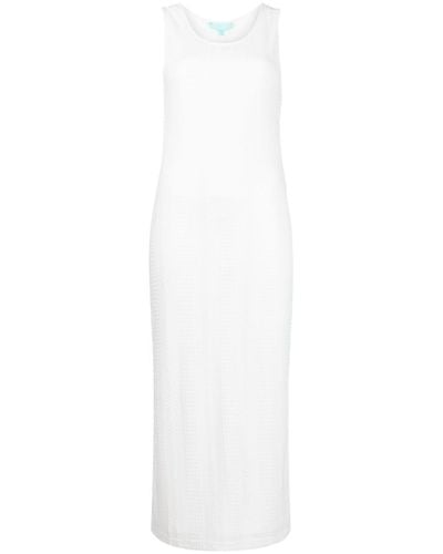 Melissa Odabash Fijngebreide Midi-jurk - Wit