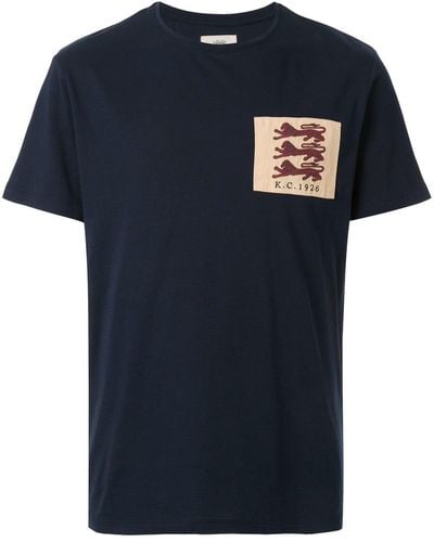 Kent & Curwen 3 Lions T-shirt - Blue