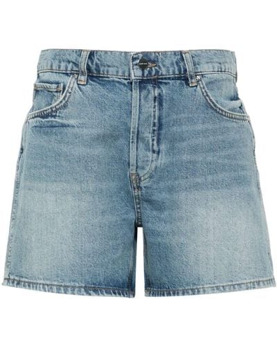 Anine Bing Dalton denim shorts - Blu