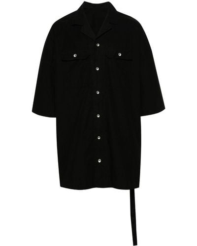 Rick Owens DRKSHDW Camicia Magnum Tommy lunga - Nero