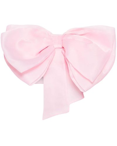 Cynthia Rowley Top a fascia Cupid's Bow - Rosa