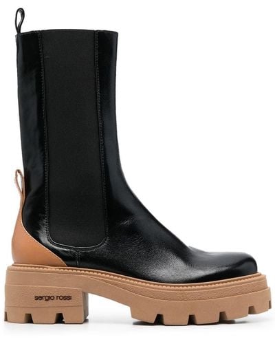 Sergio Rossi Milla Ankle-length Boots - Black