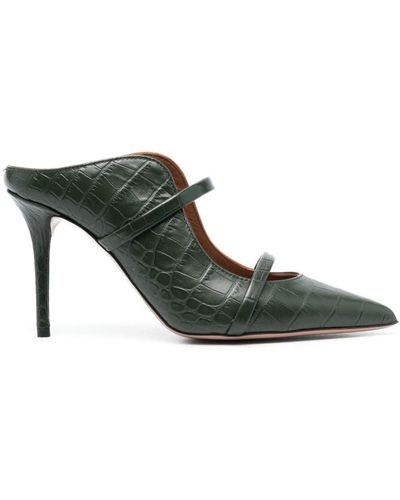 Malone Souliers Maureen Leren Pumps - Groen