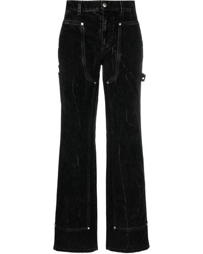 Stella McCartney Jeans mit geradem Bein - Schwarz