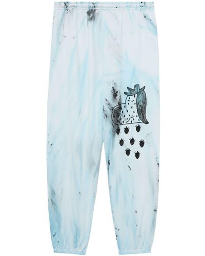 WESTFALL Pantalon de jogging à imprimé graphique - Bleu