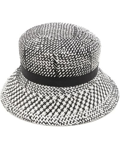 Sarah Chofakian Leonie Bucket Hat - Grey