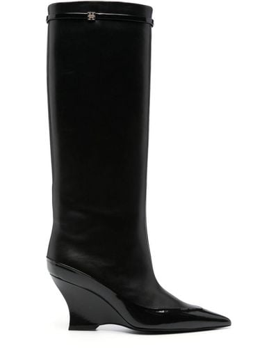 Givenchy Raven Stiefel aus Leder 80mm - Schwarz