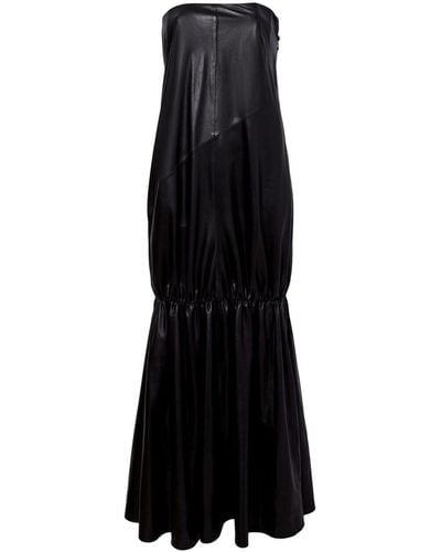 Proenza Schouler Margot Leather Dress - Black