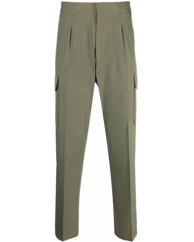 Paul Smith Tapered Organic-cotton Cargo Pants - Green