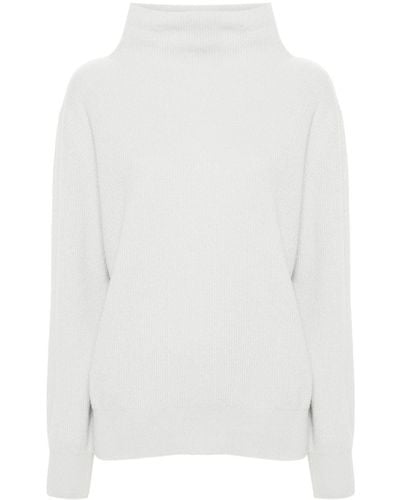 Moncler Dolcevita Cowl-Neck Sweater - White