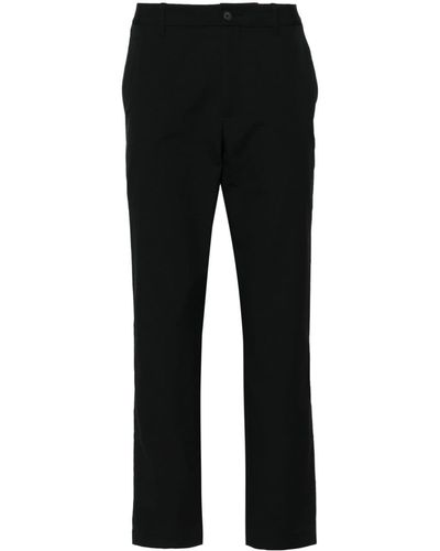 Vince Mid-rise Tapered Chinos - Black