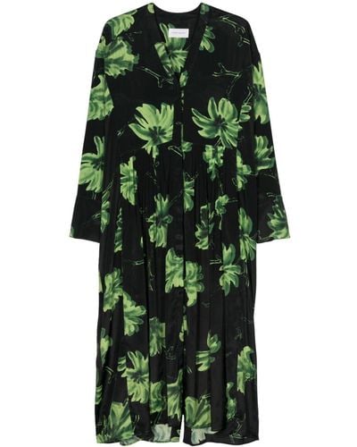 Christian Wijnants Dahara Floral-print Dress - Green