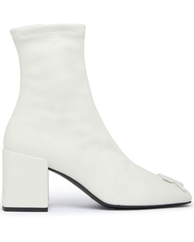 Courreges Reedition Ac Ankle Boots - White