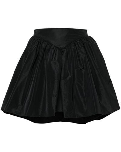 Pinko Mid-rise Taffeta Skirt - Black