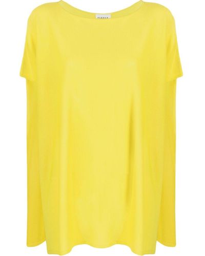 P.A.R.O.S.H. Relaxed Short-sleeve Top - Yellow