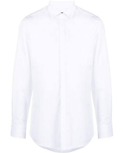 DSquared² Plain Cotton Shirt - White