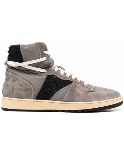 Rhude Bball High-top Sneakers - Gray