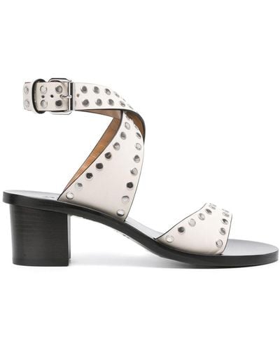 Isabel Marant Jillin 50mm Studded Sandals - White