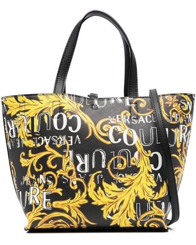 Versace Logo-print Tote Bag - Multicolor