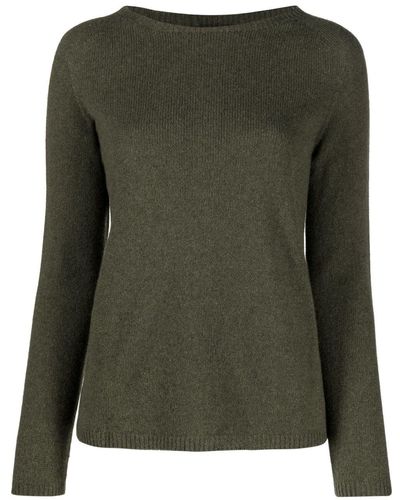 Max Mara Jersey con cuello barco - Verde