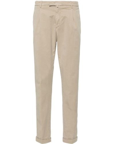 Briglia 1949 Mid-rise Tapered Chinos - Natural
