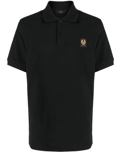 Belstaff Poloshirt Met Logopatch - Zwart
