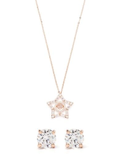 Swarovski Stella Star-pendant Necklace - Pink