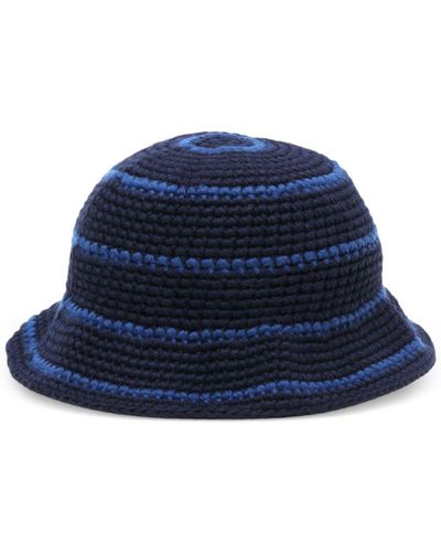 Our Legacy Knitted Bucket Hat - Blue