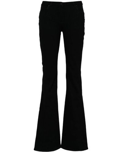 Mugler Panelled Flared Jeans - Black
