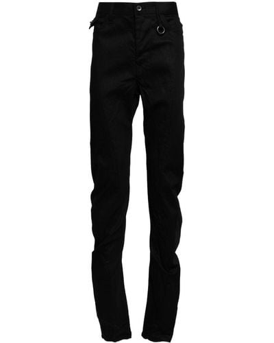 Julius Slim fit cotton blend trousers - Negro