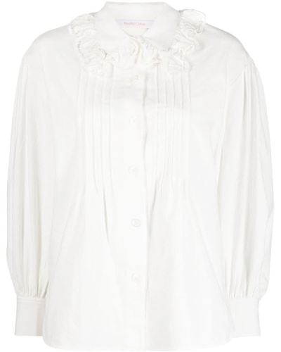See By Chloé Lace-trim Button-up Shirt - White