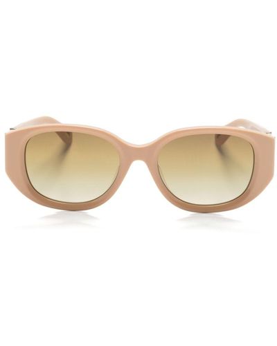Chloé Rectangle-frame Sunglasses - Natural