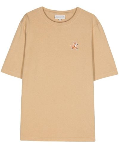 Maison Kitsuné Speedy Fox Tシャツ - ナチュラル