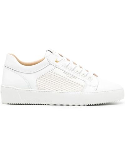 Android Homme Leo lace-up leather sneakers - Blanco