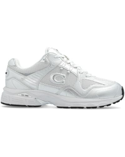 COACH C301 Sneakers mit Einsätzen - Weiß