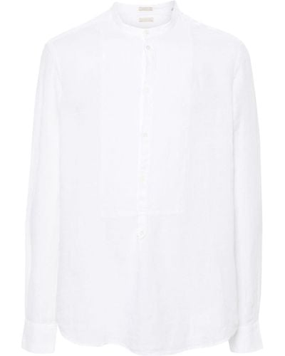 Massimo Alba Kos Linen Shirt - White