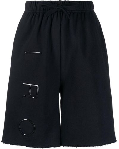 IRO Shorts Met Logoprint - Zwart