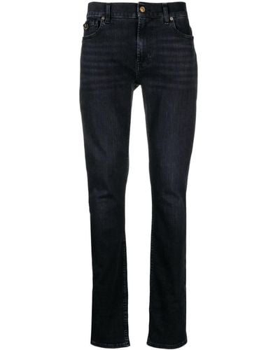7 For All Mankind Mid-rise Skinny Jeans - Blue
