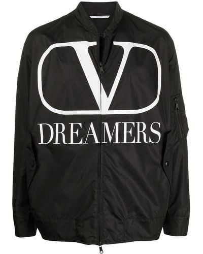 Valentino Garavani Dreamers Vロゴジャケット - ブラック