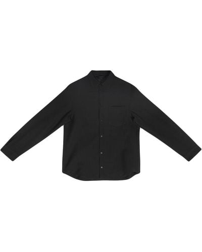 Balenciaga Camisa con botones y manga larga - Negro