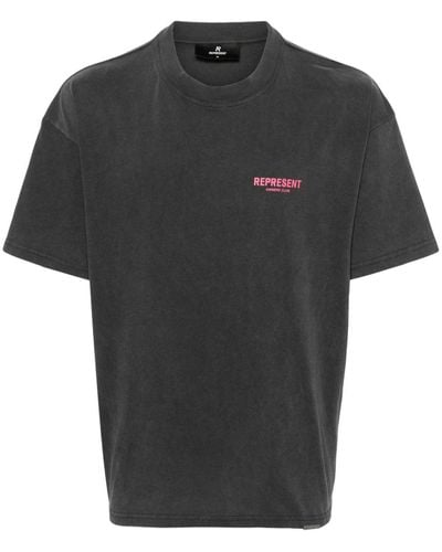 Represent Katoenen T-shirt - Zwart