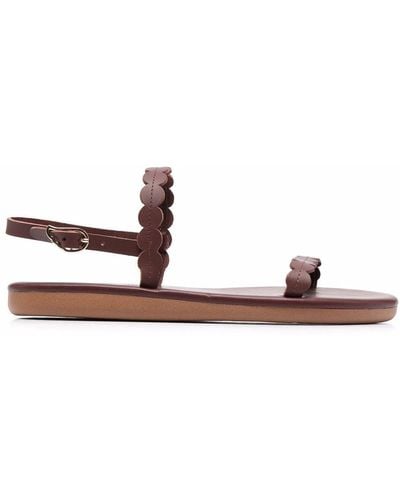 Ancient Greek Sandals Aroula Leather Sandals - Brown