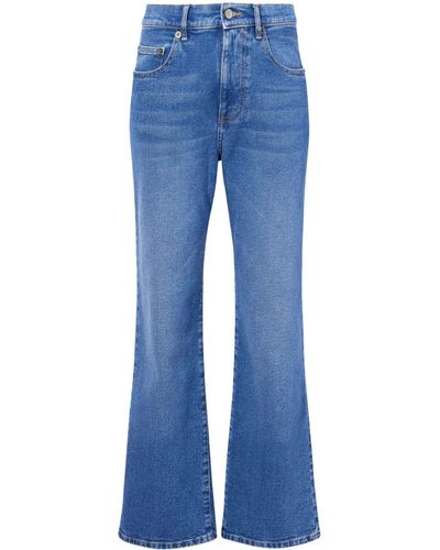 Proenza Schouler Jasper Straight-leg Cropped Jeans - Blue