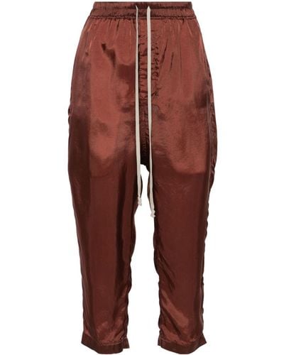 Rick Owens Astaires Cropped Trousers - Red