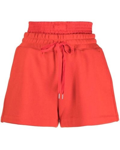 3.1 Phillip Lim Shorts mit hohem Bund - Rot