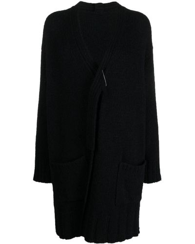 Yohji Yamamoto Asymmetrische Vestjas - Zwart