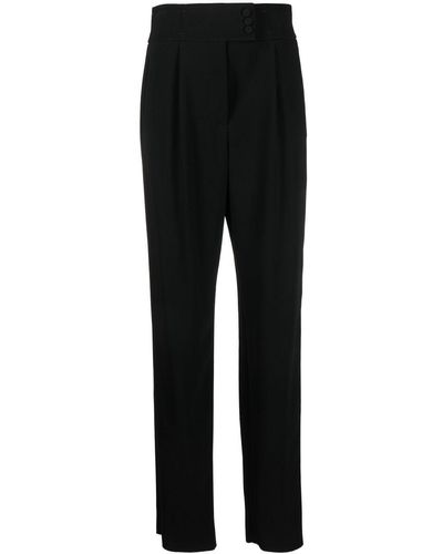 Giorgio Armani Two-pocket Slim Tailored Trousers - Black