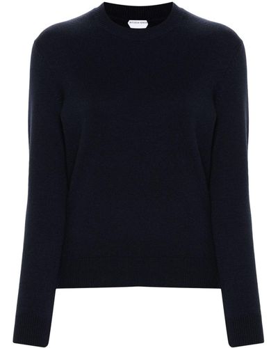 Bottega Veneta Elbow-patches jumper - Blau