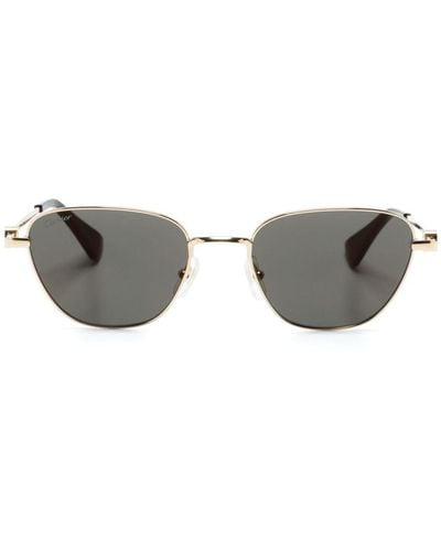 Cartier Ct0469s Butterfly-frame Sunglasses - Grey